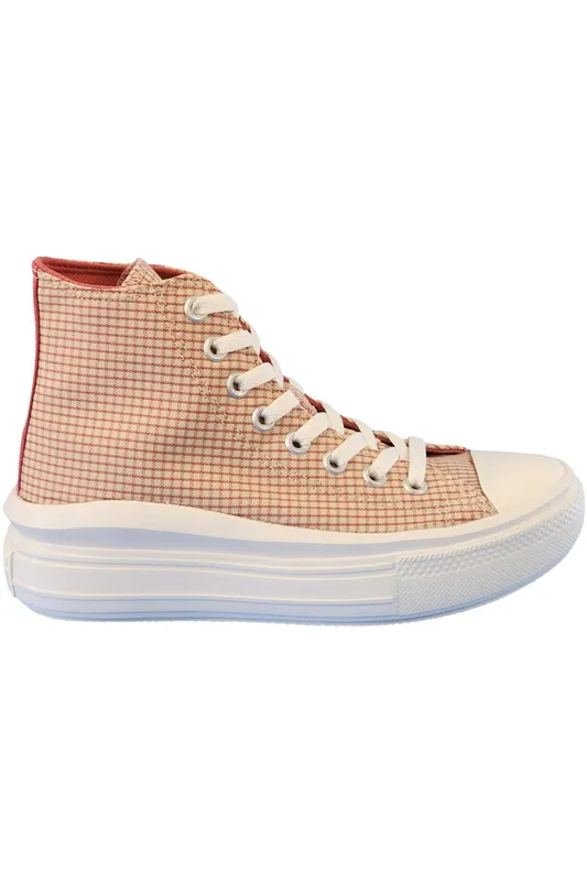 Converse Chuck Taylor All Star Move Platform Hi Checkered Rhubarb Pie (Women’s) (A05130C)