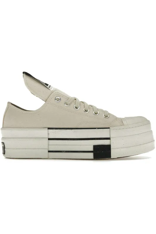 Converse DRKSHDW Chuck Taylor All Star DBL DRKSTAR Ox Rick Owens DRKSTAR Natural Ivory (A04955C)