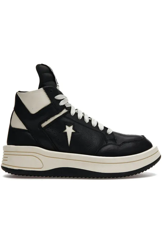 Converse TURBOWPN Mid Rick Owens DRKSHDW Black Cloud Cream (A03945C/DC01DX945 A03R1 0921)