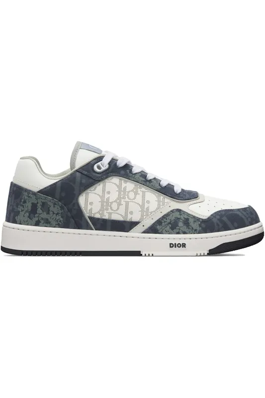 Dior B27 Low Denim Blue White Dior Tears Oblique Galaxy Leather (3SN272ZWZ_H580)
