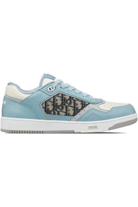 Dior B27 Low Light Blue Cream Smooth Calfskin (3SN272ZIR_H526)