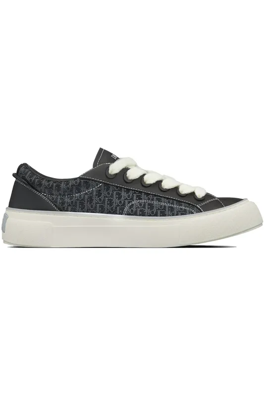 Dior B33 Sneaker Black Smooth Calfskin Oblique Jacquard (3SN303ZYS_H981)