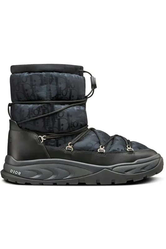 Dior Snow Ankle Boot Black Oblique Nylon (3BO267ZLP96944)
