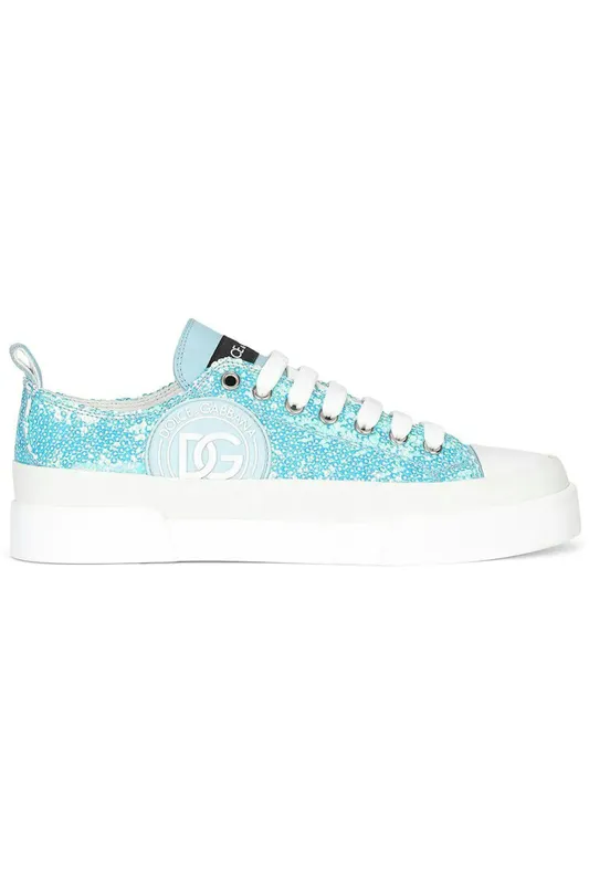 Dolce & Gabbana Portofino Sequin Turquoise (Women’s) (CK1886AQ273)