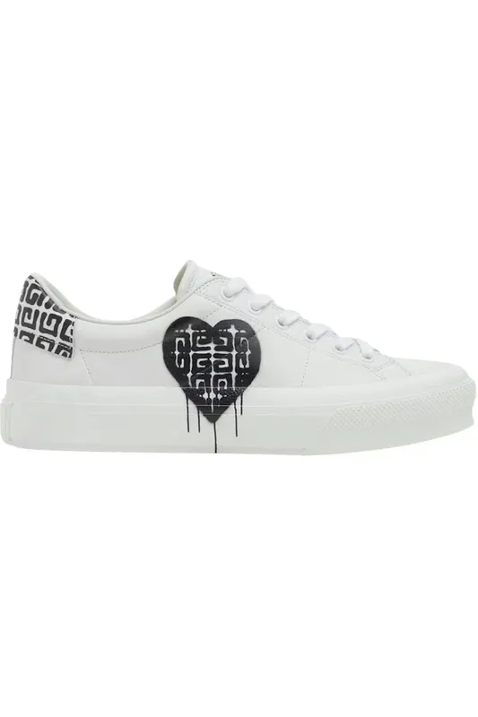 Givenchy x Chito City Heart 4G Tag Effect White Black (Women’s) (BE0027E19Z-116)