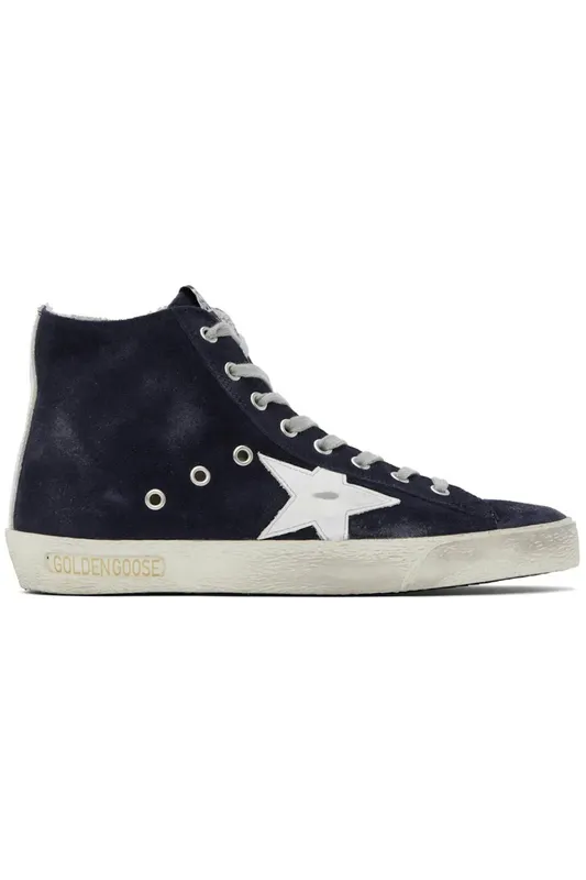 Golden Goose Francy Suede Night Blue White (GMF00113-F000322-50517)