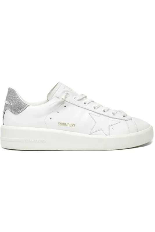 Golden Goose Pure Star Glitter White Silver (Women’s) (GWF00197-F000538-80185)
