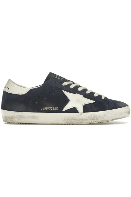 Golden Goose Super-Star Navy Suede White (GMF00101.F005529.50669)