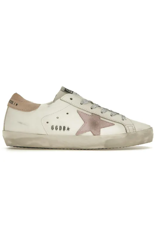 Golden Goose Super-Star White Antique Pink (Women’s) (GWF00101.F005355.11691)