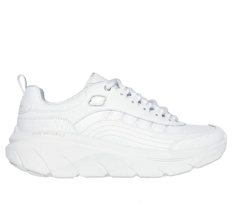 Skechers Relaxed Fit: D’Lux Walker 2.0 – Golden Step – Wit / Zilver (150106-WSL)