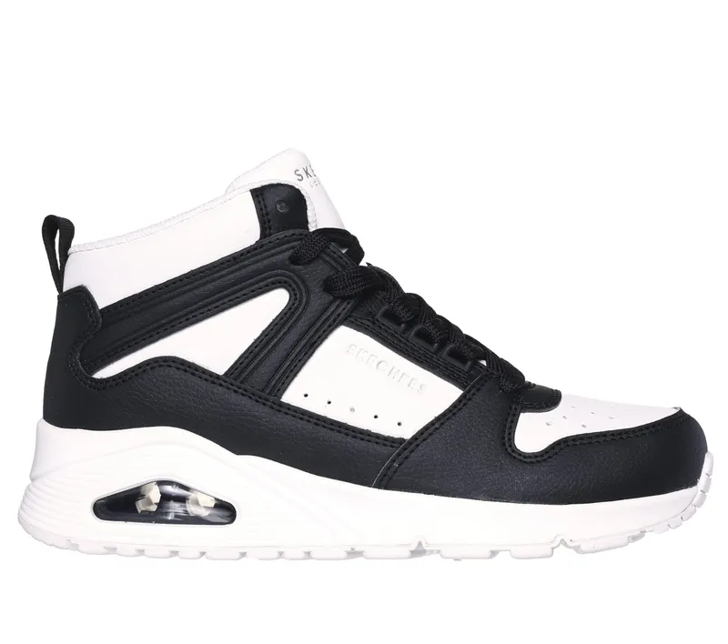 Skechers Uno – High Regards – Wit / Zwart (177099-WBK)