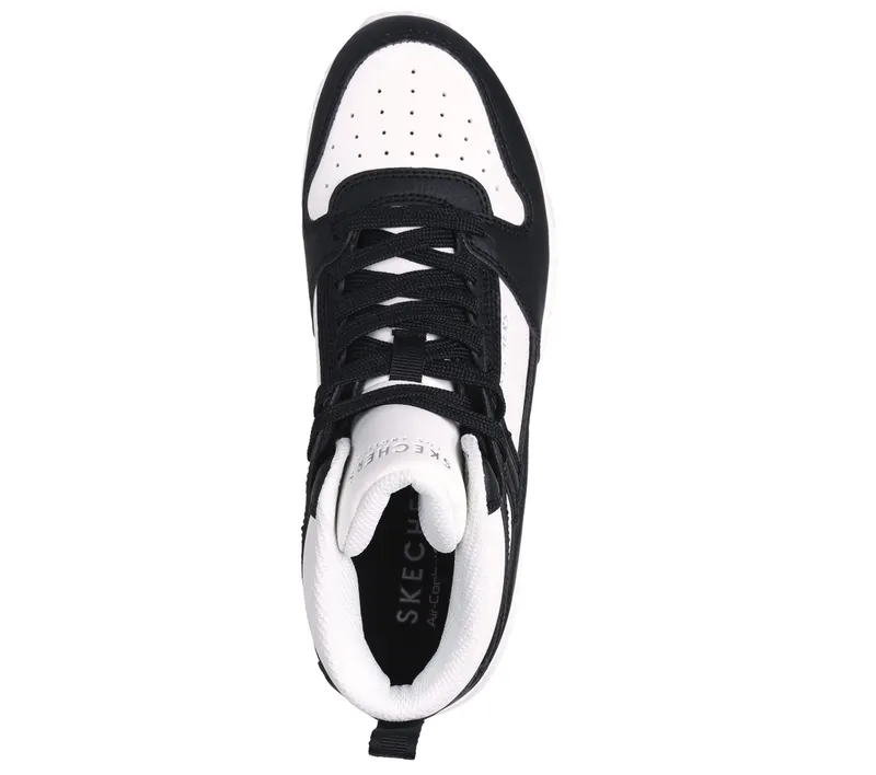 Skechers Uno – High Regards – Wit / Zwart (177099-WBK)