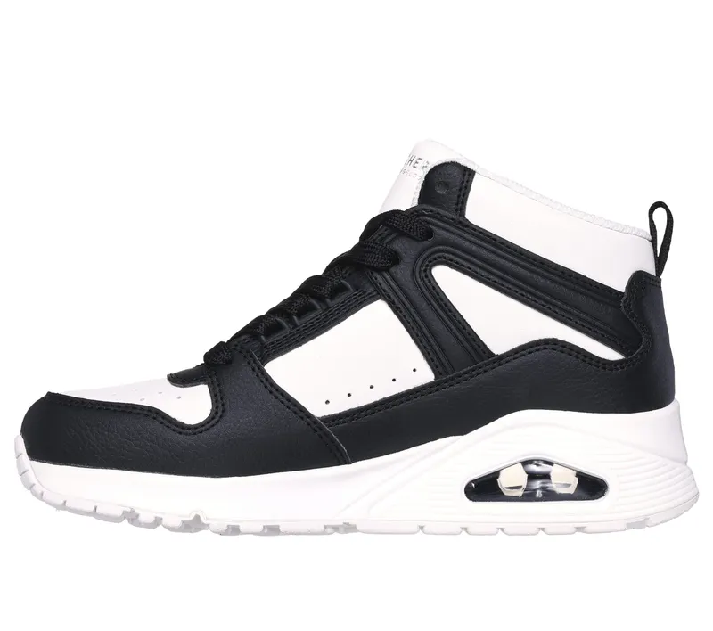 Skechers Uno – High Regards – Wit / Zwart (177099-WBK)