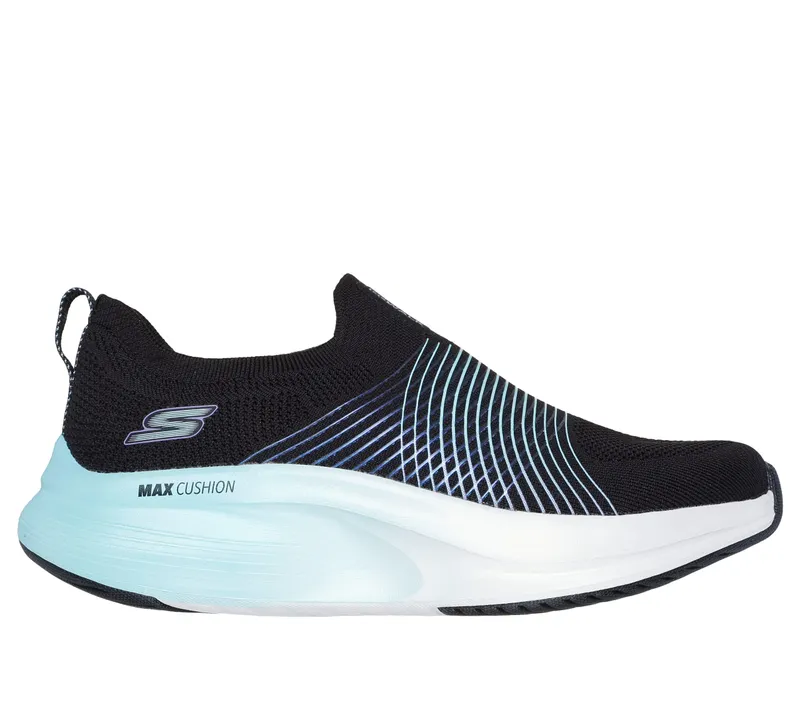 Skechers GO WALK Max Walker – Sally – Zwart / Aqua (125052-BKAQ)