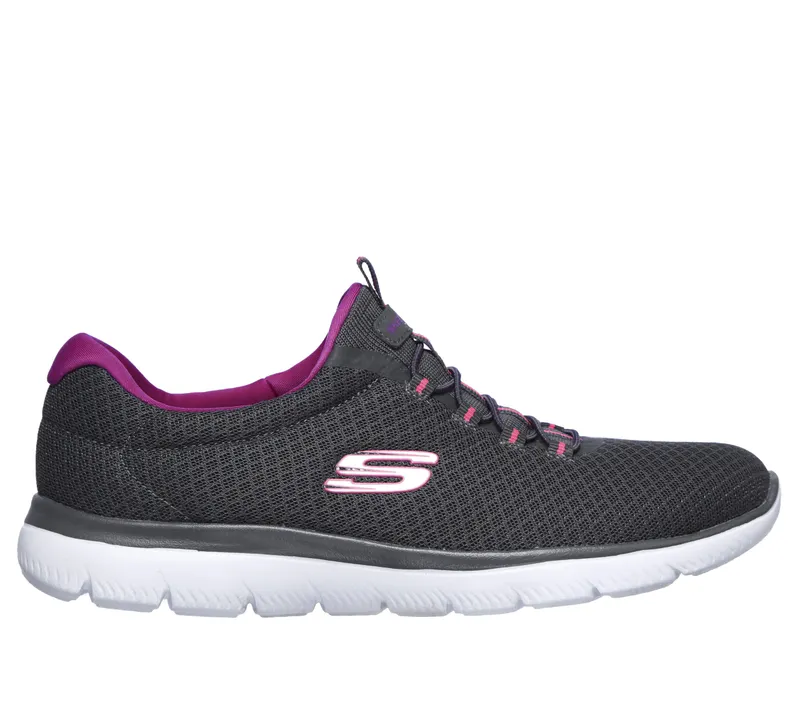 Skechers Summits – Houtskool / Purper (12980-CCPR)