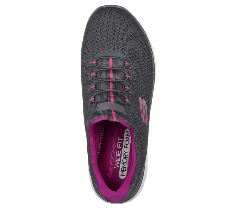Skechers Summits – Houtskool / Purper (12980-CCPR)