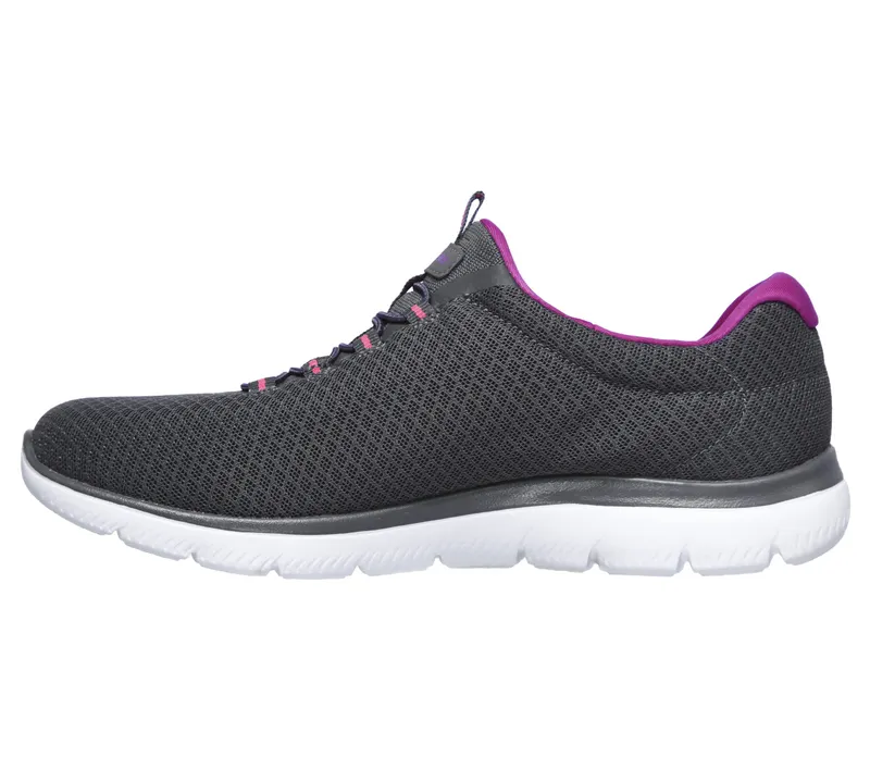 Skechers Summits – Houtskool / Purper (12980-CCPR)