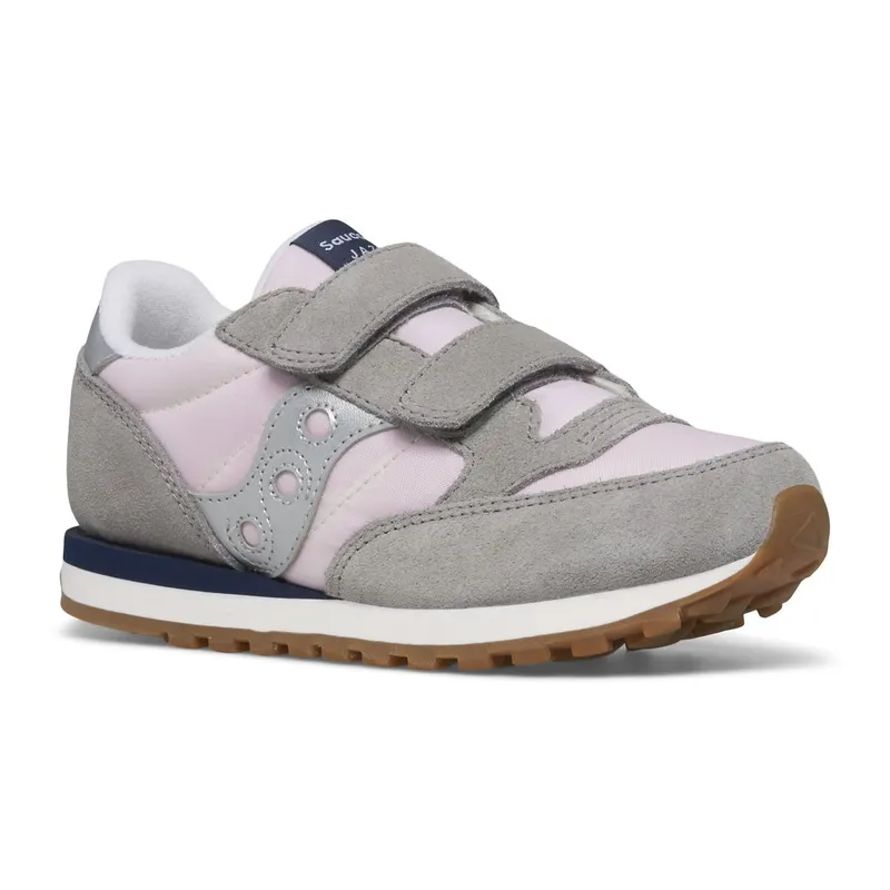 Saucony Jazz Double Hook & Loop Blush / Grey / Silver (SK167835)