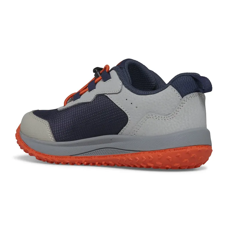 Saucony Aura KDZ Sneaker Grey / Orange / Navy (SK266707)