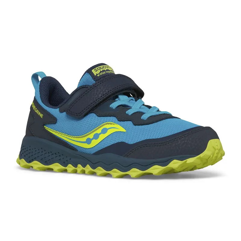 Saucony Peregrine KDZ A/C Sneaker Navy / Citron (SK267907)