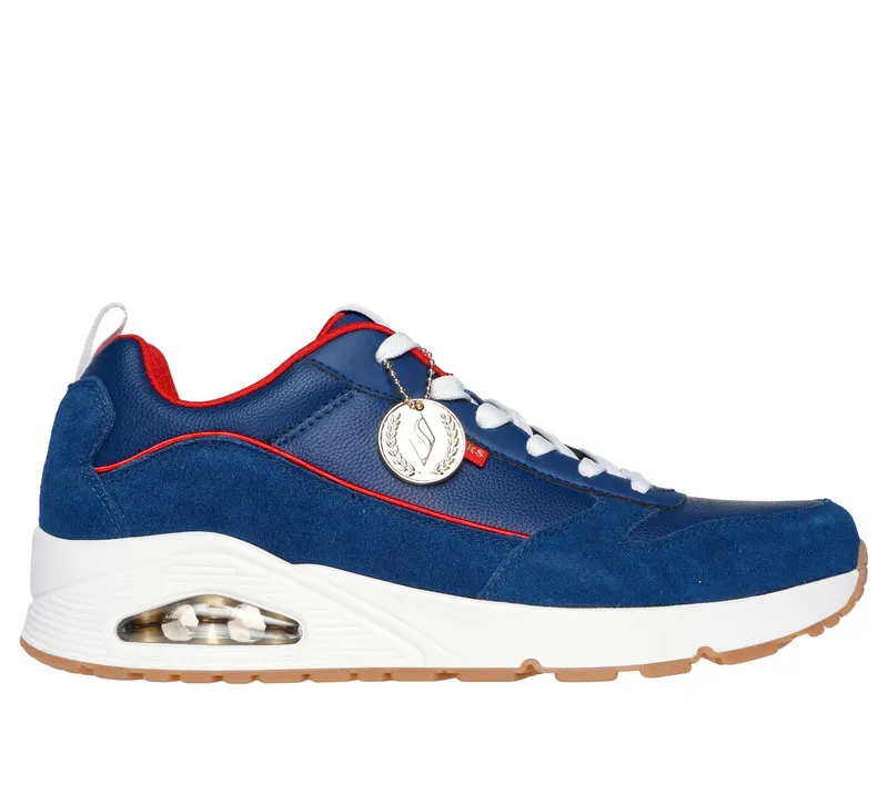 Skechers Uno – Victory Pack – Blauw / Rood (183913-BLRD)