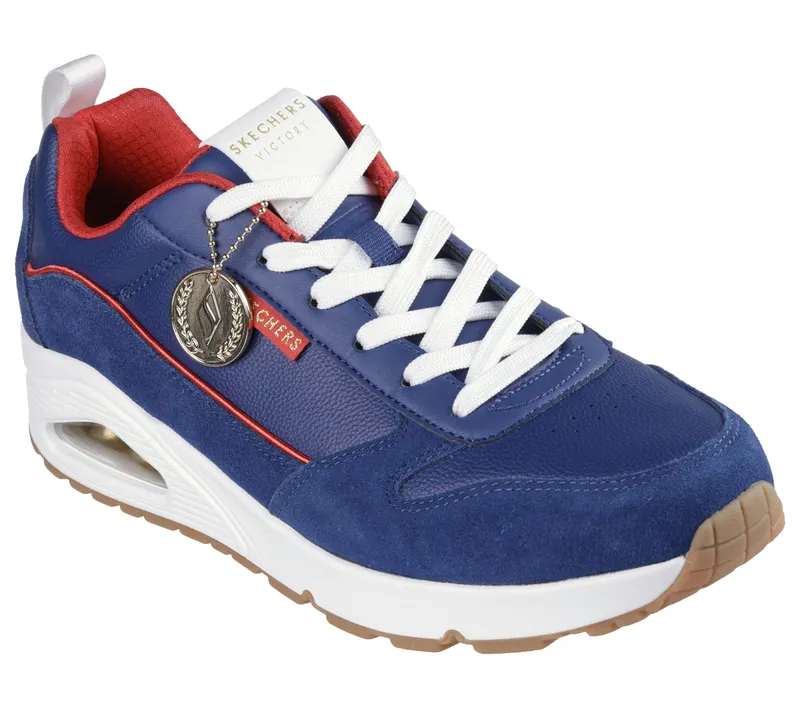 Skechers Uno – Victory Pack – Blauw / Rood (183913-BLRD)