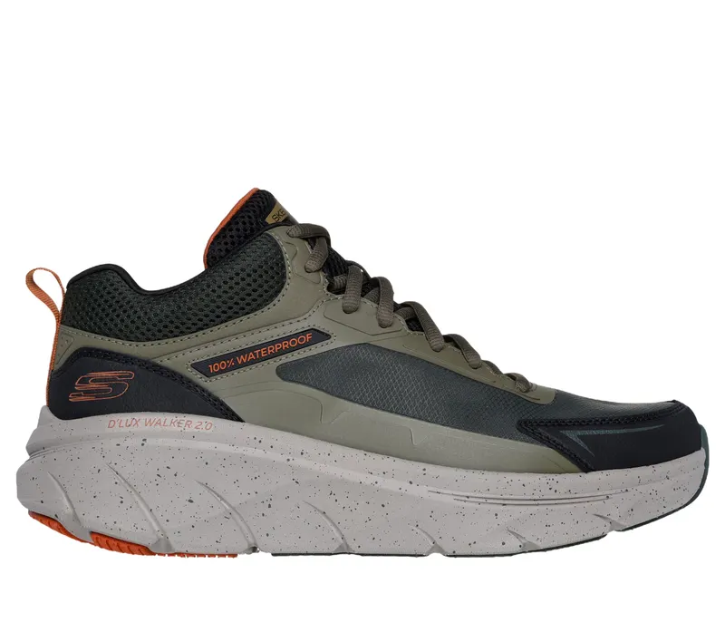 Skechers Relaxed Fit: D’Lux Walker 2.0 – Grailo – Olijf / Oranje (232953-OLOR)