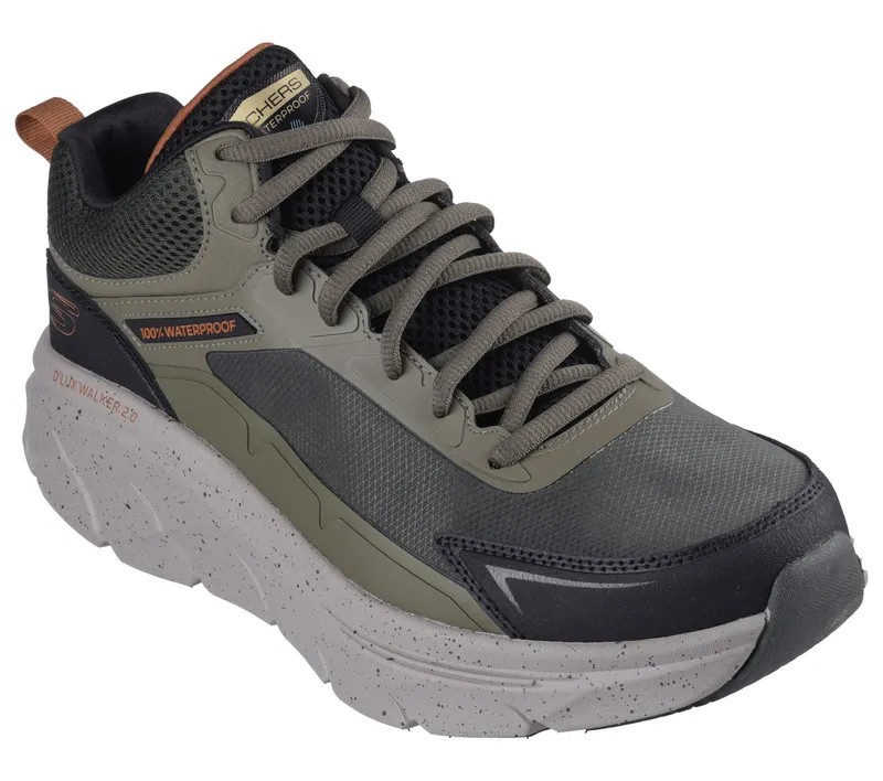 Skechers Relaxed Fit: D’Lux Walker 2.0 – Grailo – Olijf / Oranje (232953-OLOR)