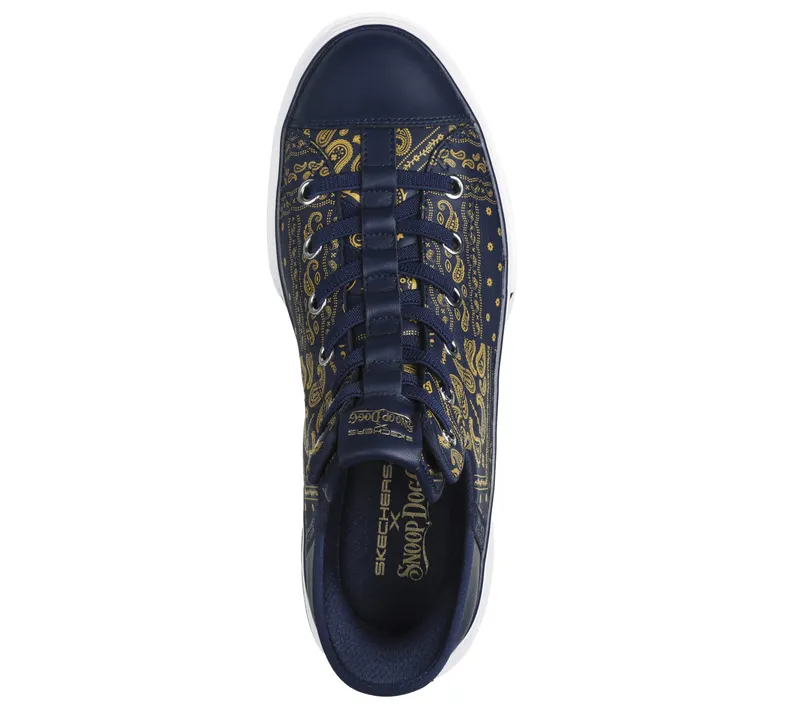Skechers Premium Leather Slip-ins Snoop One – Double G – Marine (251017-NVY)