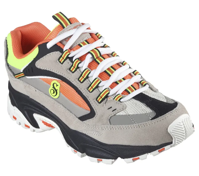 Skechers Snoop Dogg: Stamina – Snoop ’91 – Grijs / Oranje (251018-GYOR)