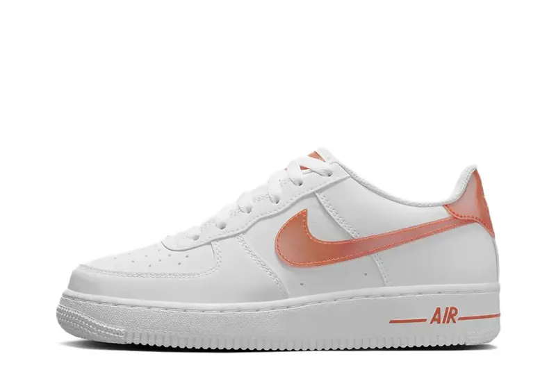 Nike Air Force 1 Low GS Next Nature White Safety Orange (FJ4669-100)