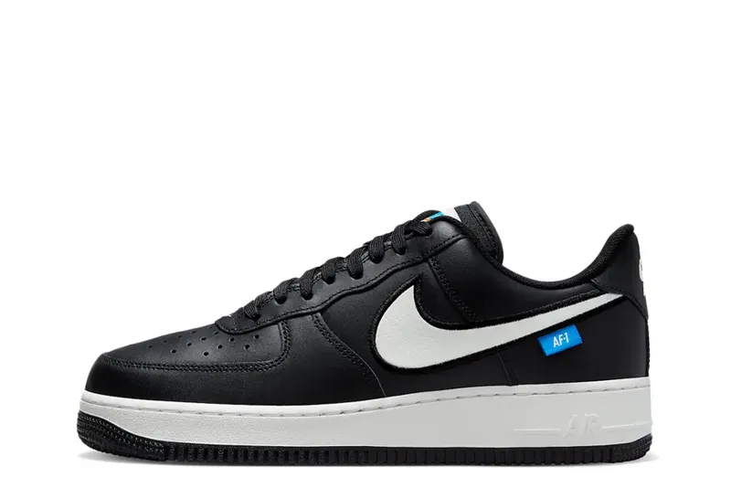 Nike Air Force 1 Low Black White Blue (FN7804-001)