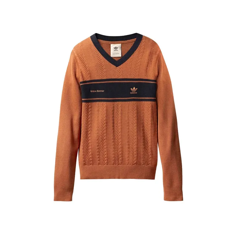 adidas x Wales Bonner Long Sleeve Knit Sweater Orange (HG2152)