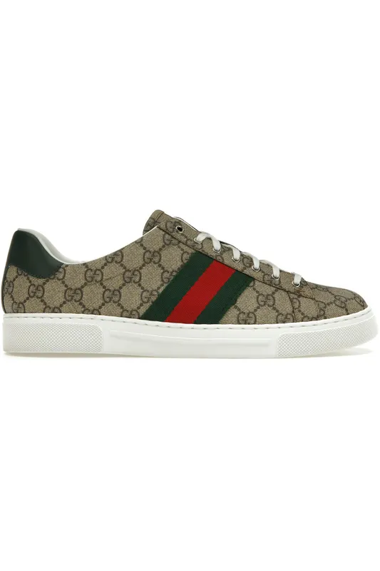 Gucci Ace Web Beige Ebony (760775 FACMZ 9746)