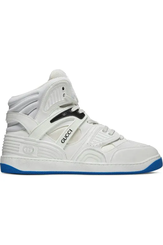 Gucci Basket White Blue (Women’s) (661310 2SHA0 9014)