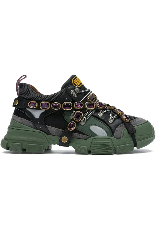 Gucci Flashtrek SEGA Green Removable Crystal (536532 GGZ30 1261)
