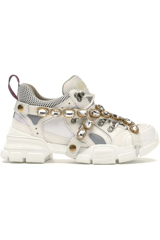 Gucci Flashtrek SEGA Ivory Removable Crystal (W) (541445 GGZ50 9081)