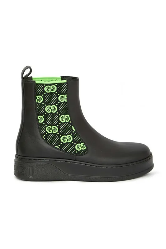 Gucci GG Elastic Chelsea Boot Black (718713 AAA8L 1065)
