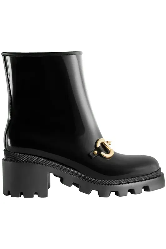 Gucci Horsebit Rain Boots Black (Women’s) (670407 JCCP0 1000)