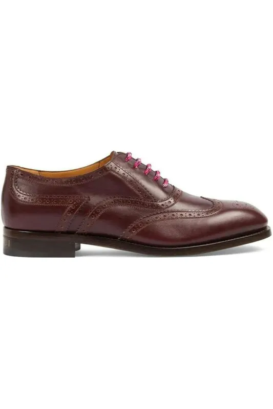Gucci Lace-up Shoes Burgundy (723694 1W600 6039)