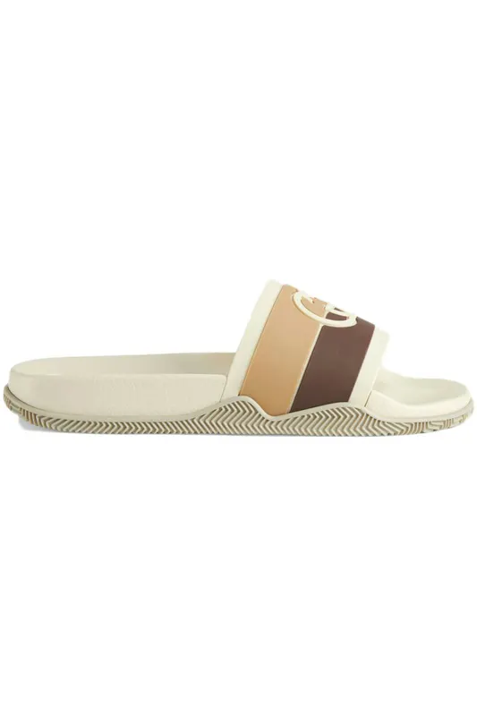 Gucci Slide Interlocking G Beige (655265 JFA00 8818)