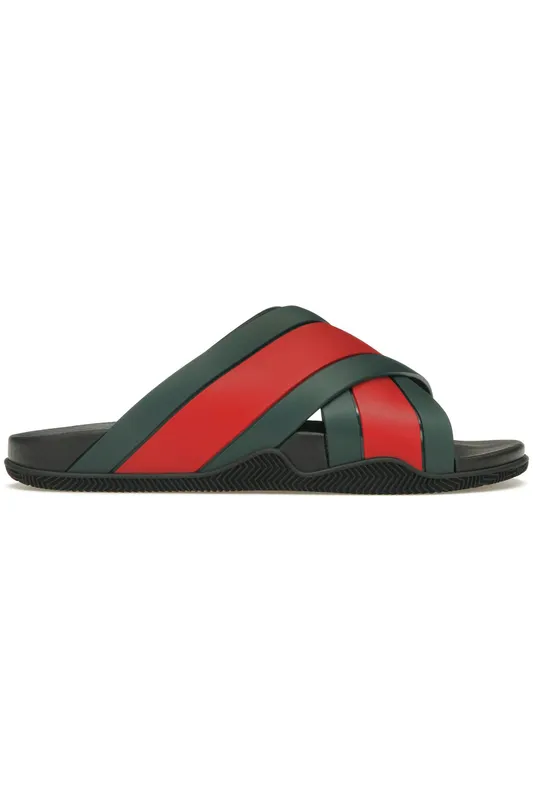 Gucci Web Slide Black Rubber (630326 J8700 8460)