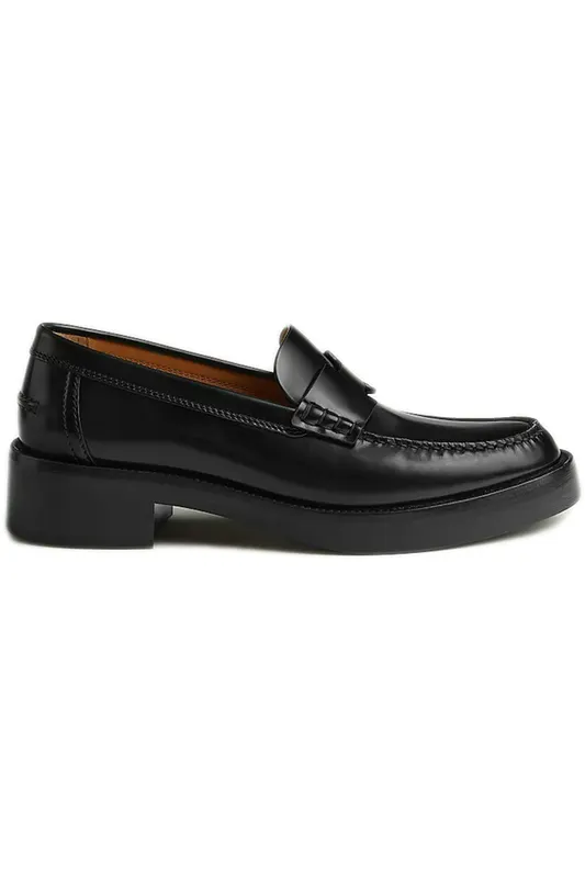 Hermes Hour Loafer Noir Calfskin Leather (H232025Z 02375)