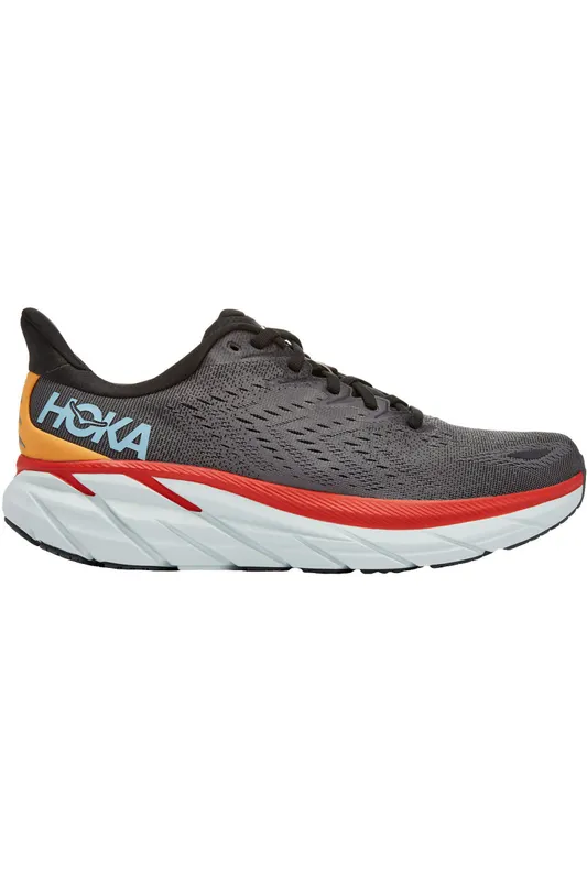 Hoka One One Clifton 8 Anthracite Castlerock Red (1119393-ACTL)