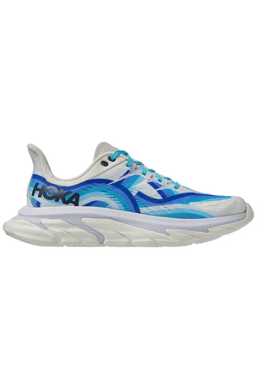 Hoka One One Clifton Clifton Edge Geometric White Dazzling Blue (All Gender) (1122570-DBBF)