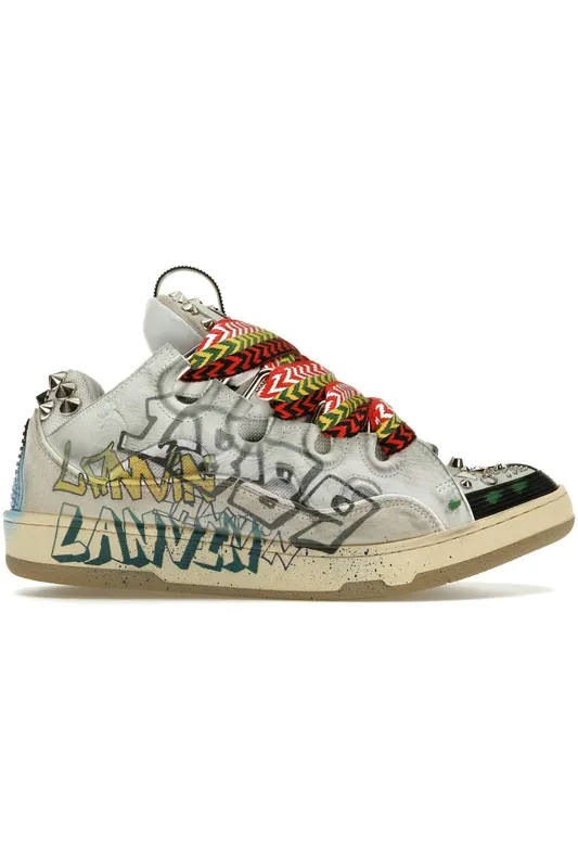 Lanvin Curb Sneaker Graffiti (Women’s) (FW-SKDK02-STUD-P22-00M2)