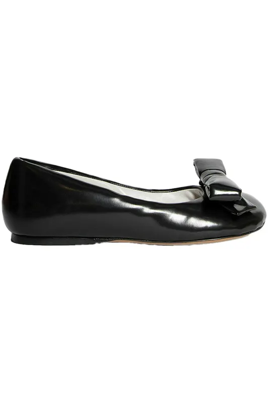 Loewe Puffy Ballerinas Flats Black Lambskin (L815466X34 1100)