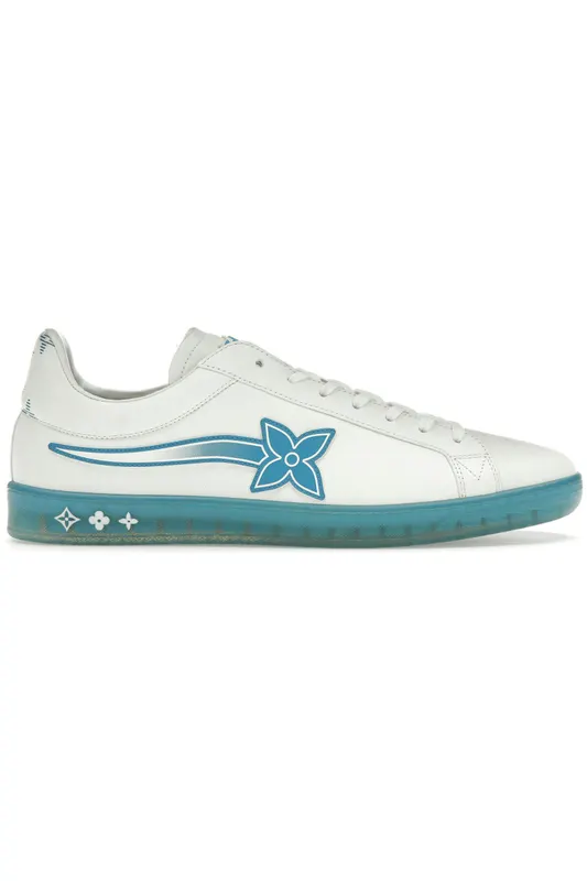 Louis Vuitton Luxembourg Samothrace Sneaker White Blue (1A9FZ4)