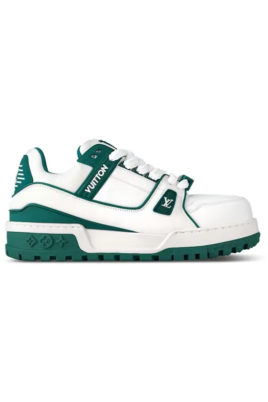 Louis Vuitton LV Trainer Maxi Sneaker White Green (1ACI0M)