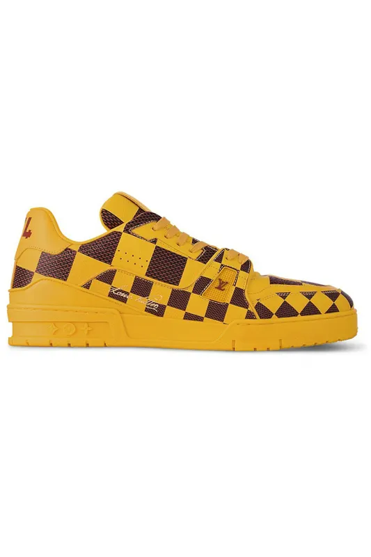 Louis Vuitton LV Trainer Sneaker Damier Pop Yellow (1ACN4J)